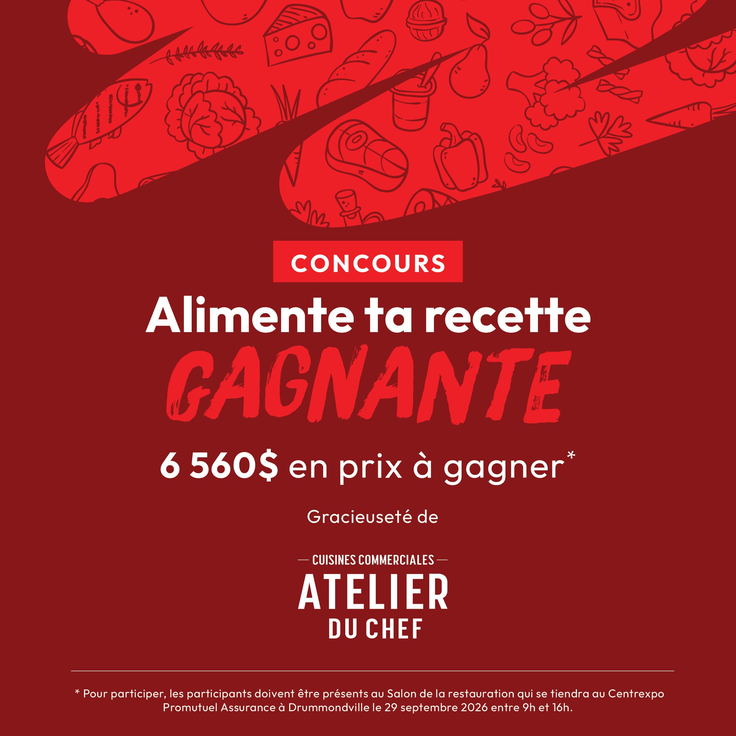 Colabor - Salon de la restauration 2026 - Concours Alimente ta recette gagnante
